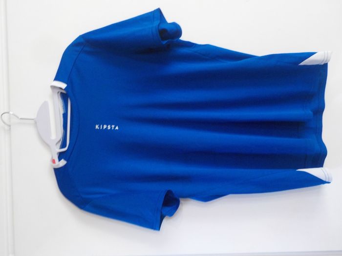 ENSEMBLE TSHIRT + SHORT KIPSTA BLEU TAILLE M