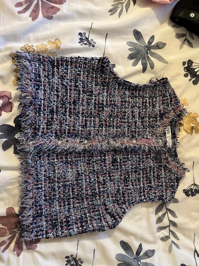 Haut sans manches tweed - photo numéro 2