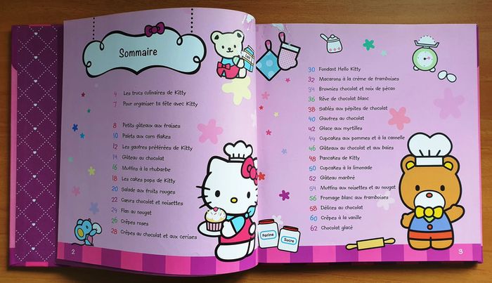 Livre recettes Hello Kitty  /  Surprises-parties sucrées - photo numéro 3