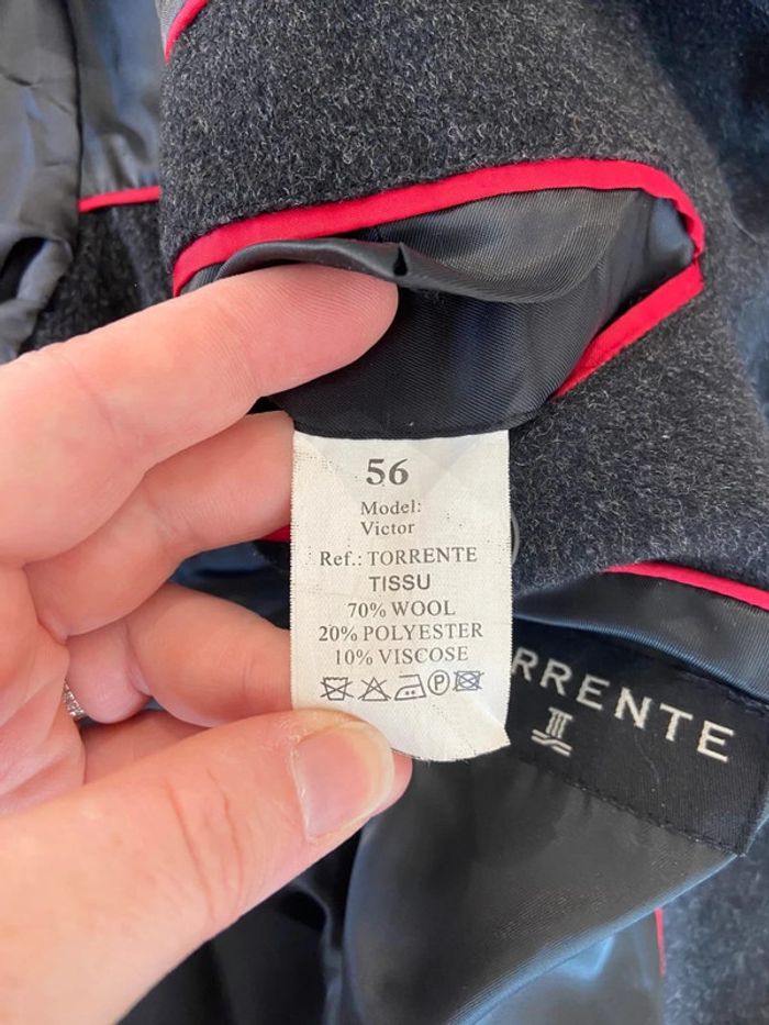 Manteau long hiver laine homme 56 - photo numéro 8