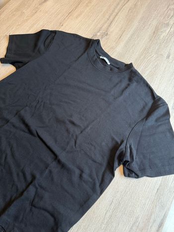 T-shirt noir Zara Homme