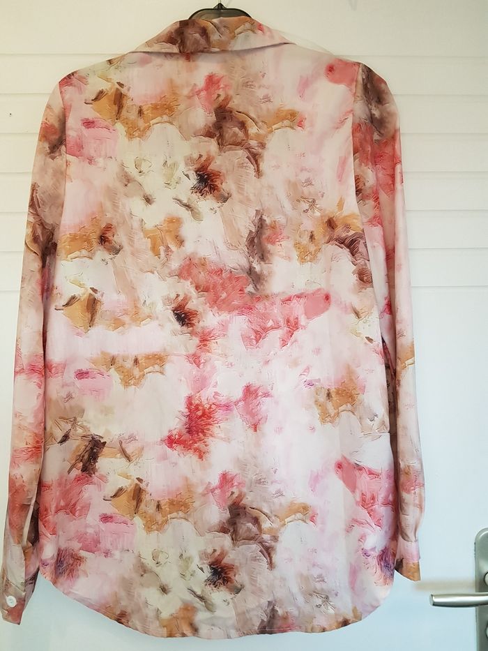 Chemisier fleuri manches longues - photo numéro 3