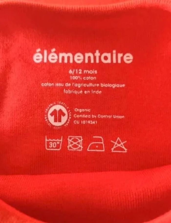 Elémentaire Débardeur + bandana 6 / 12 mois - photo numéro 5