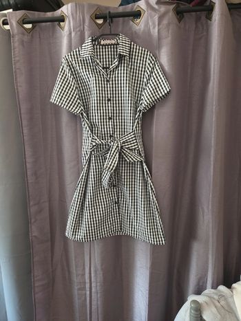 👗 jolie robe chemise vichy très légère