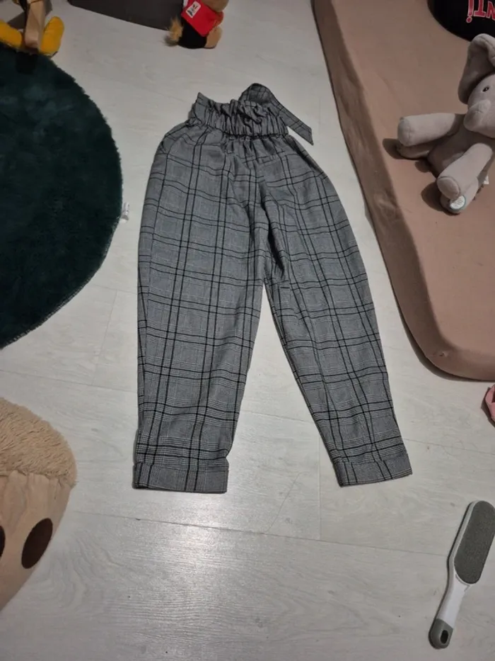 Pantalon à carreaux Bershka - photo numéro 6