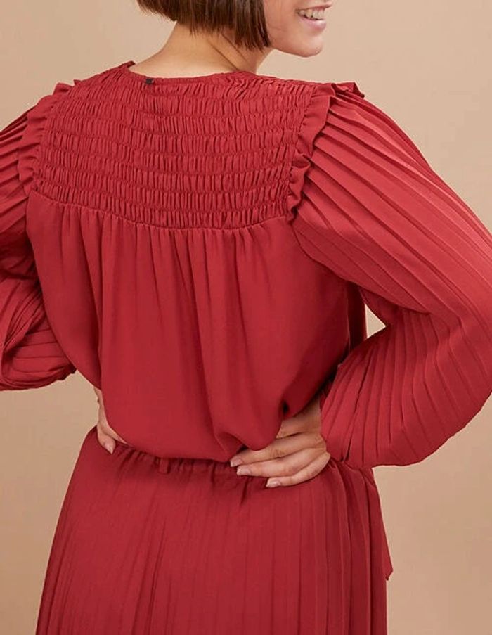 Blouse smockee et plissée I.code - photo numéro 2