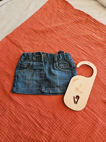 Jupe en jean bébé / Taille 3 mois
