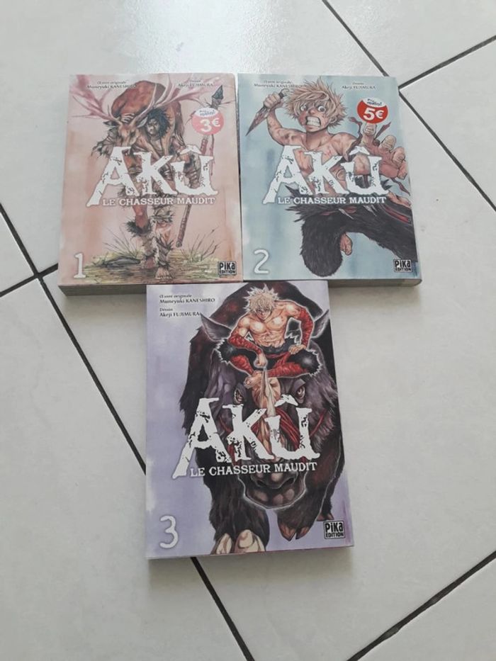 Manga - Aku le chasseur maudit tome 1 à 3