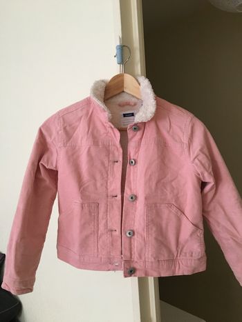 Veste velours et fourrée fille