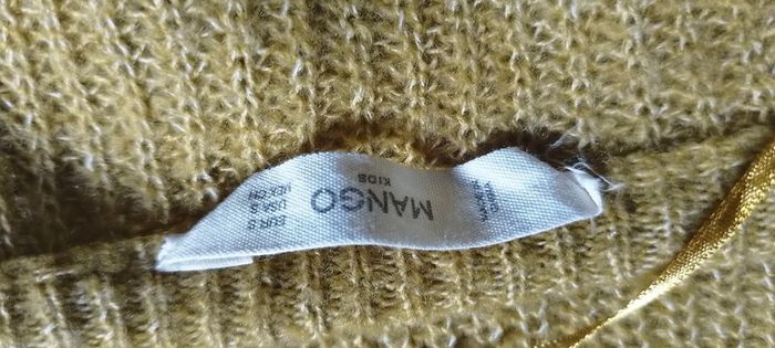 Veste gilet mourarde Mango enfant - photo numéro 9