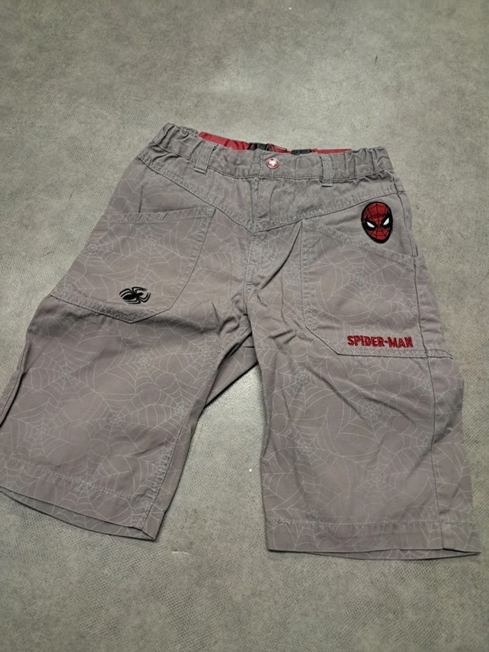 short garcon 6 ans spiderman
