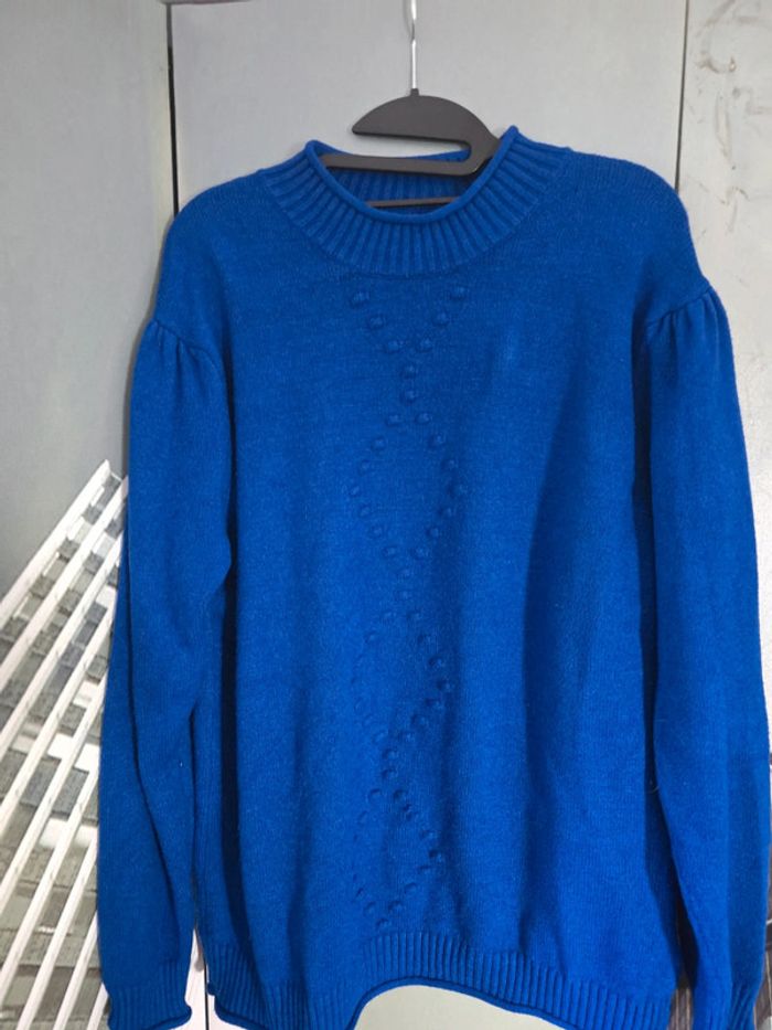 Pull bleu roi taille 6 Zamba - photo numéro 2
