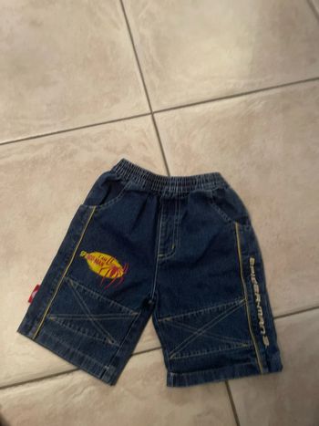 Short Spiderman 4 ans