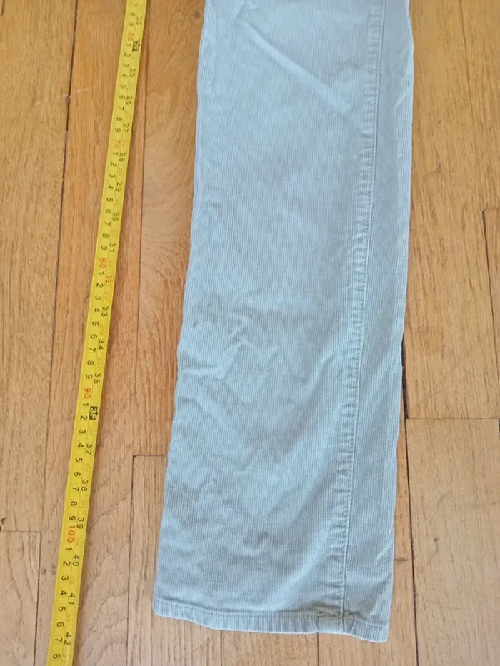Pantalon homme effet velours cottelé Jules Straight taille 36 (W27 L34) - photo numéro 2