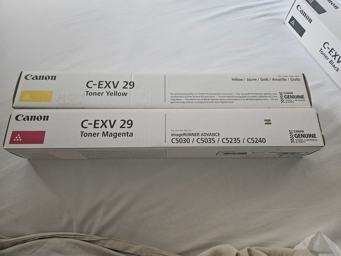 Toner Canon C-EXV29 Original - Noir, Jaune, Magenta - photo numéro 2