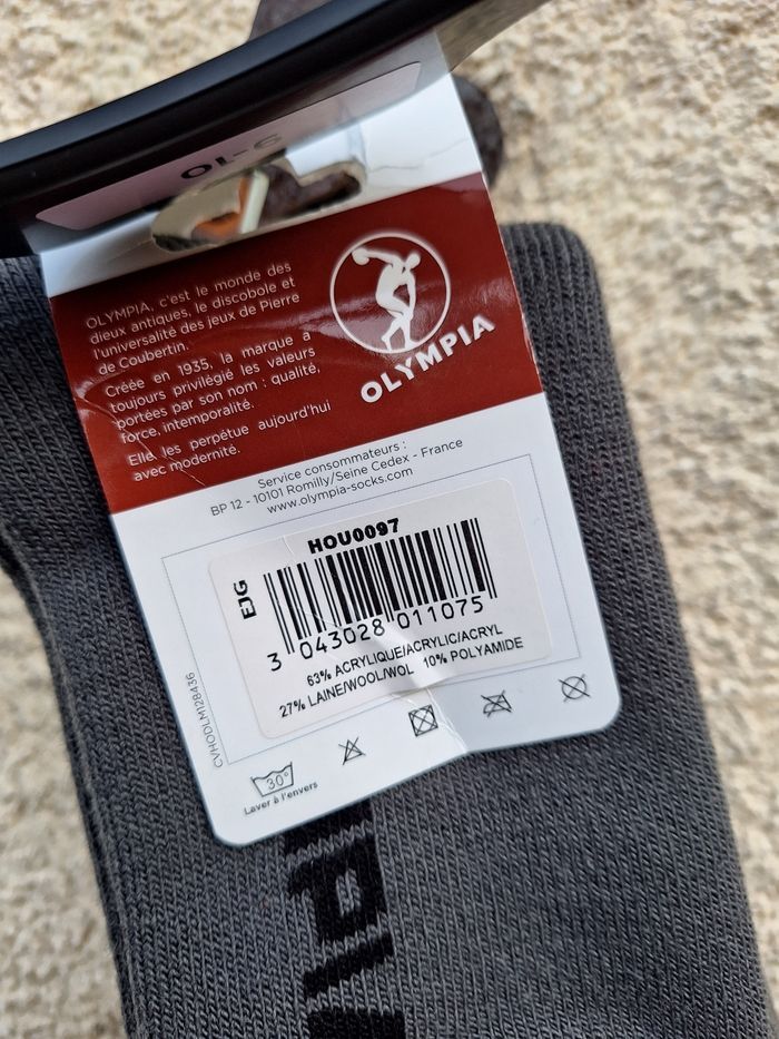 🧦 Paire de chaussettes spécial ski Marque Olympia Pointure 36/40 - photo numéro 5