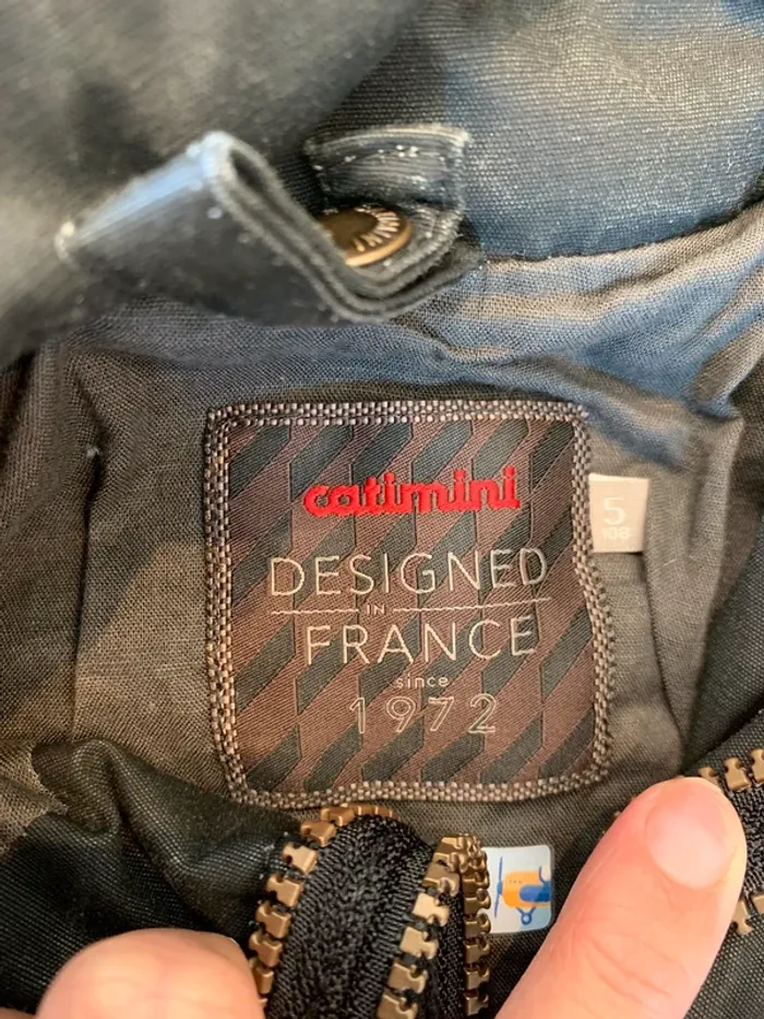 Manteau caban catimini taille 5 ans - photo numéro 3