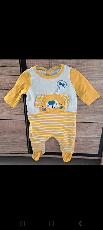 Pyjama une pièce Du Pareil au Même 3 mois