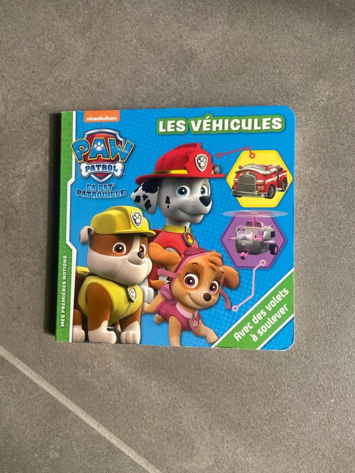 Livre pat patrouille les véhicules