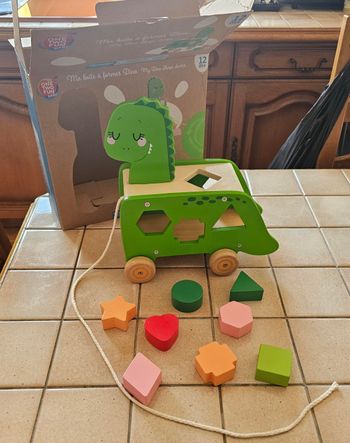 jouet boite à formes en bois one two fun