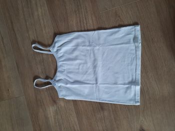 Maillot de corps/débardeur à bretelles blanc Zeeman T122/128