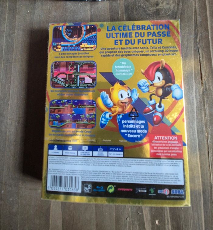 Lot 2 jeux ps4 sonic neuf sous blister - photo numéro 5