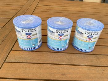 Intex filtres piscine taille H — Lot de 3 — Neufs