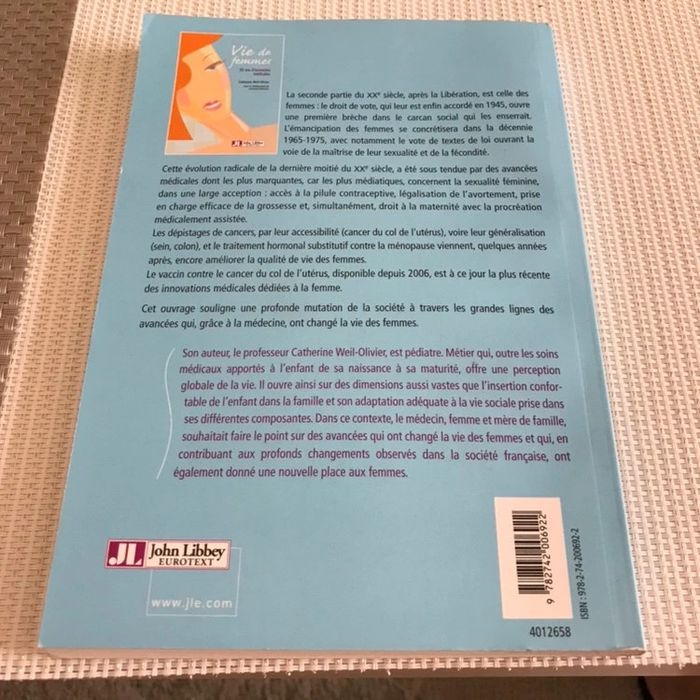 Livre - Vie de femme 50 ans d’avancées médicales - photo numéro 2