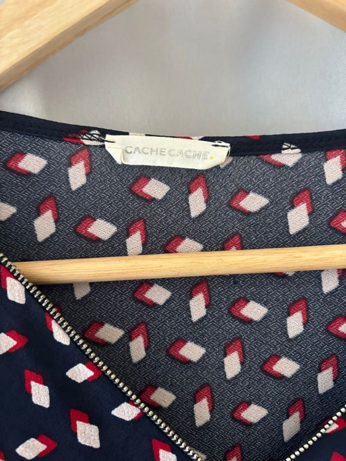 Chemisier à motif Cache Cache L - photo numéro 4