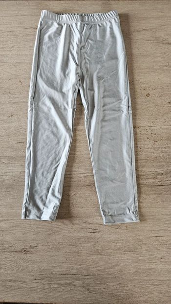 Legging de gym long, gris, brillant, Palomino, 7 ans