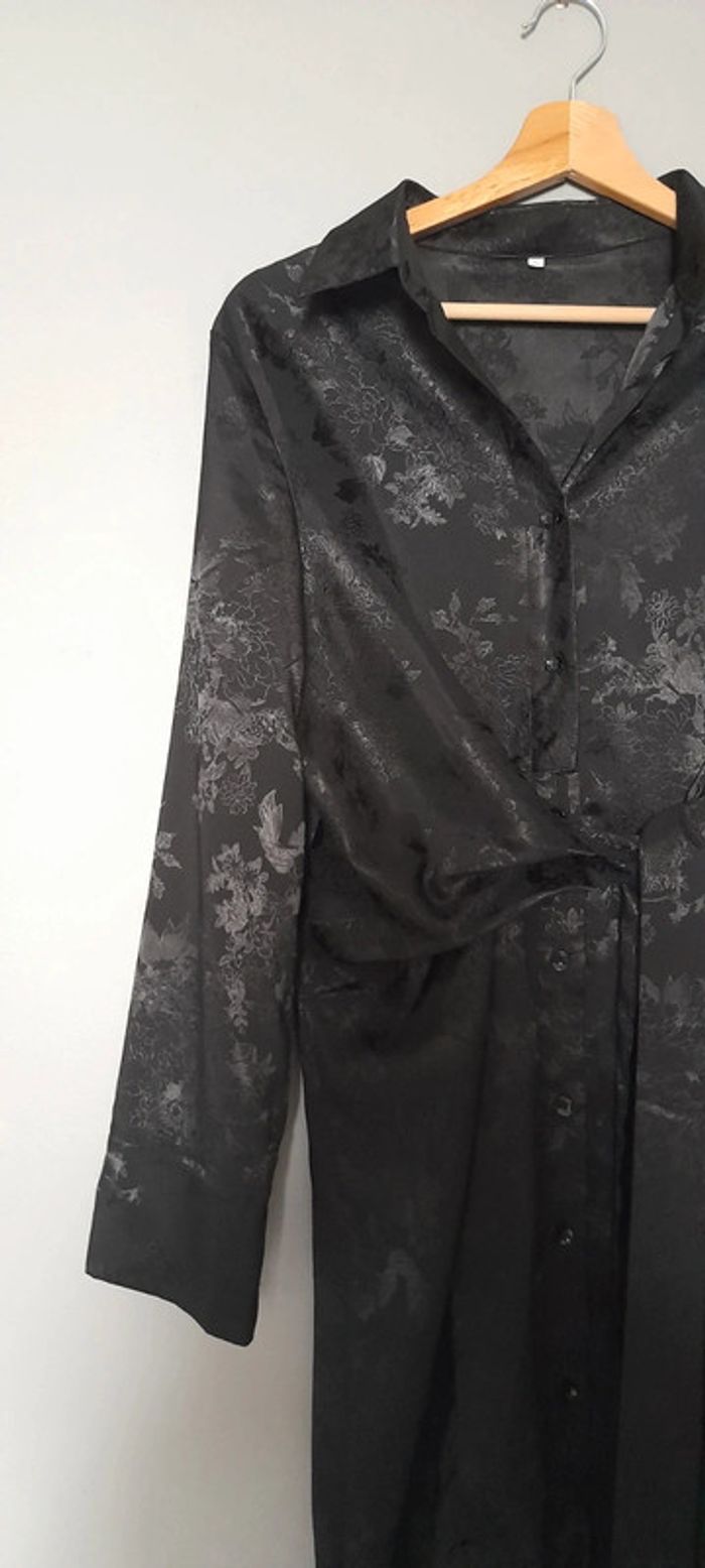 Robe chemise noir - photo numéro 2