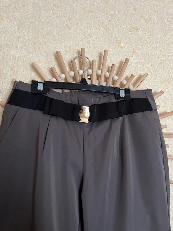 Pantalon classique ceinturé Lulumary - photo numéro 2