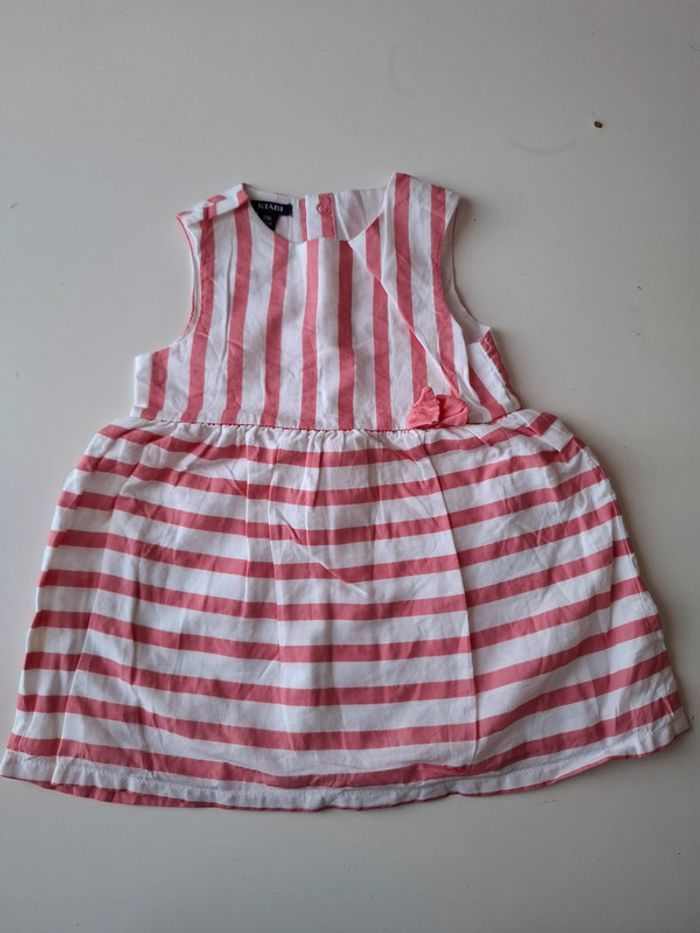 Lot de 2 robes Kiabi légères taille 12 mois - photo numéro 3