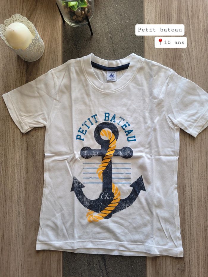 Tee-shirt petit bateau 10 ans