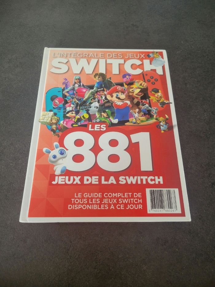 Livre l'integrale des jeux switch