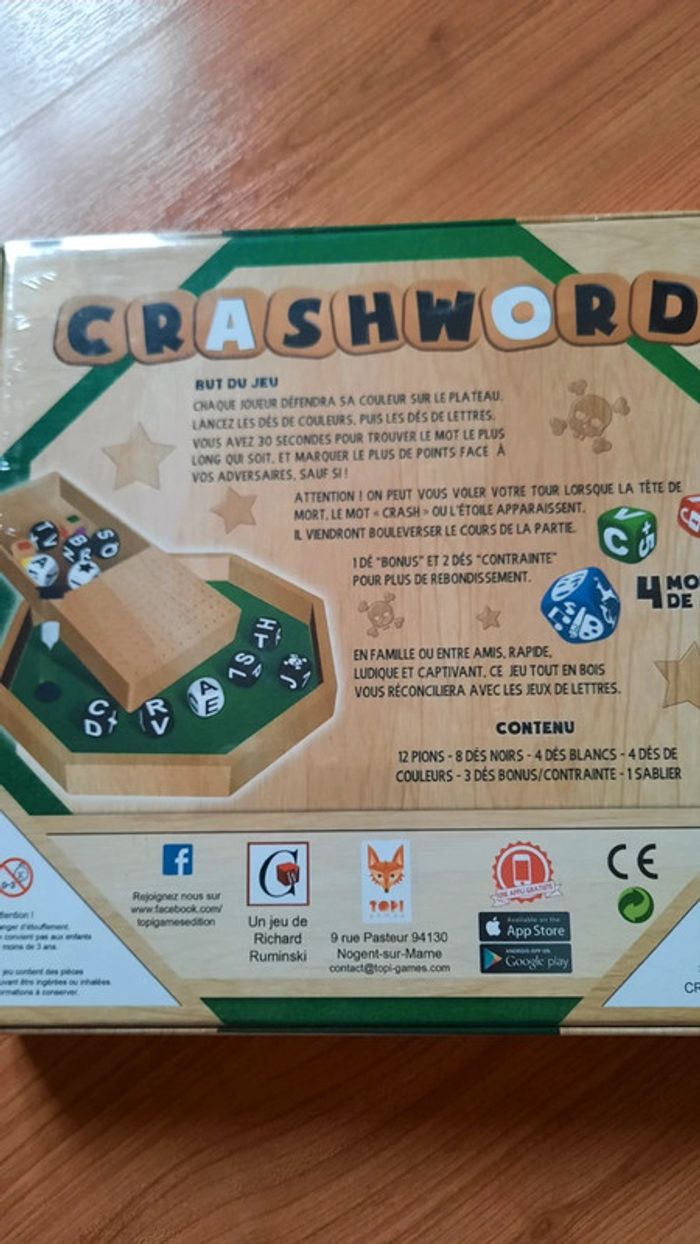 Crashword jeu de société neuf - photo numéro 3