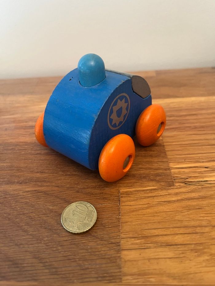 Voiture de police en bois Selecta - photo numéro 2