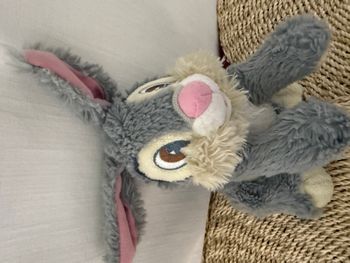 Peluche Panpan Bambi Panpan Disneyland Paris Gris couché Disney