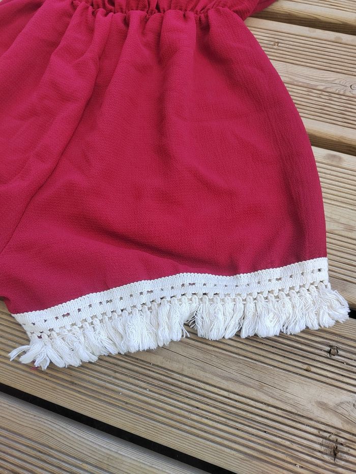 🍷 Combishort Bohème Bordeaux – Taille Unique – Très Bon État - photo numéro 2