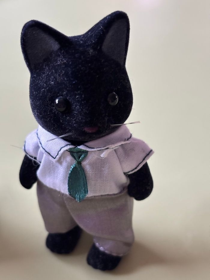 Sylvanian - Famille Chat Bicolore - photo numéro 4