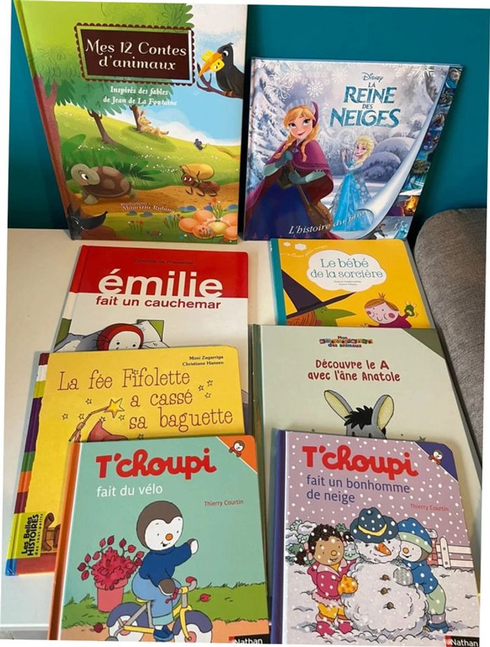 8 livres enfants dont 2 offerts