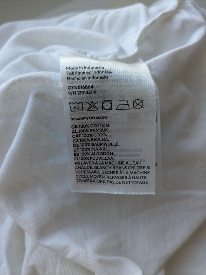🤍 Haut bébé fille H&M – Taille 12/18 mois – Col volanté - photo numéro 4