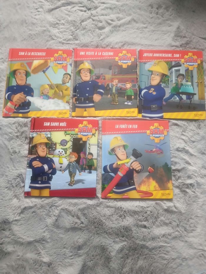 Lot de livres Sam le pompier
