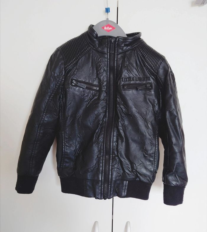 Veste cuire 5ans