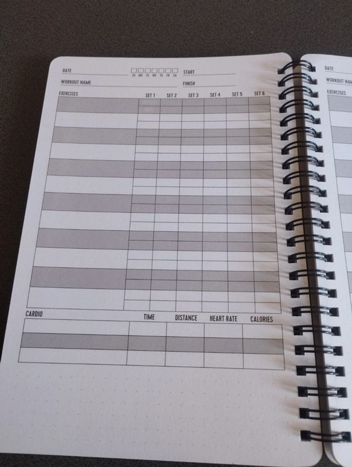 Cahier de fitness - photo numéro 3