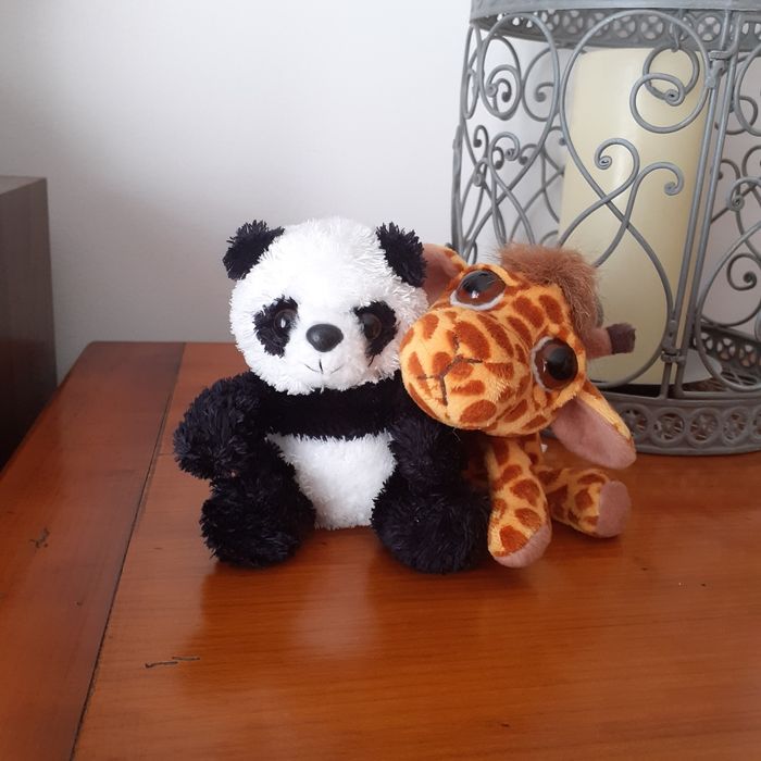 Peluches-doudous Bébés Panda et Girafe - photo numéro 10