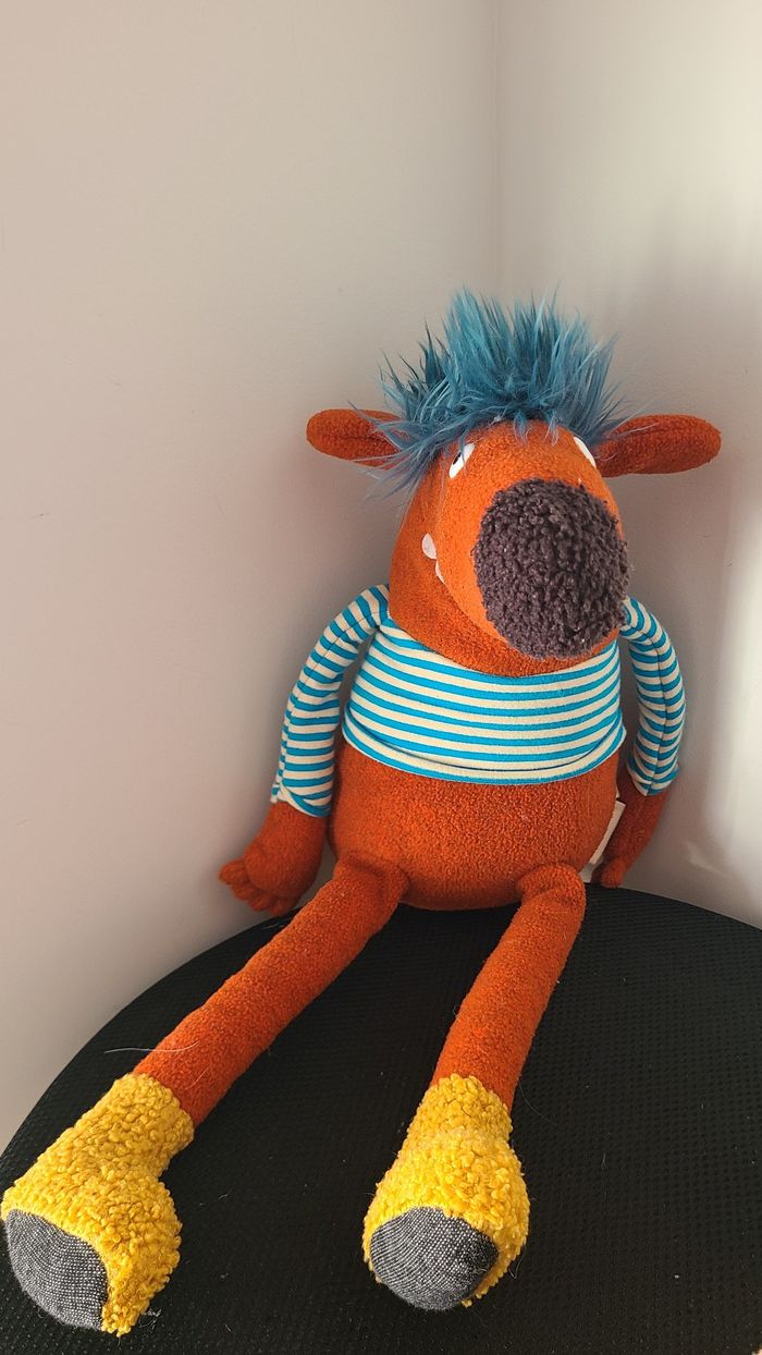 Les Schmouks Peluche orange Pidou - photo numéro 5