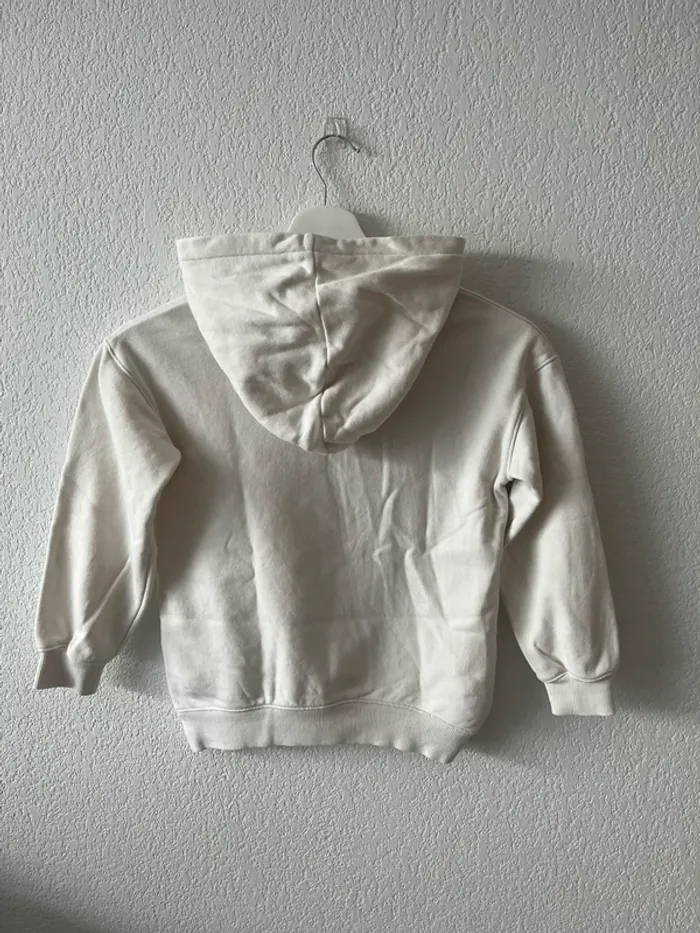 Sweat à capuche Nasa H&M blanc – taille 6-8 ans (122/128 cm) - photo numéro 2