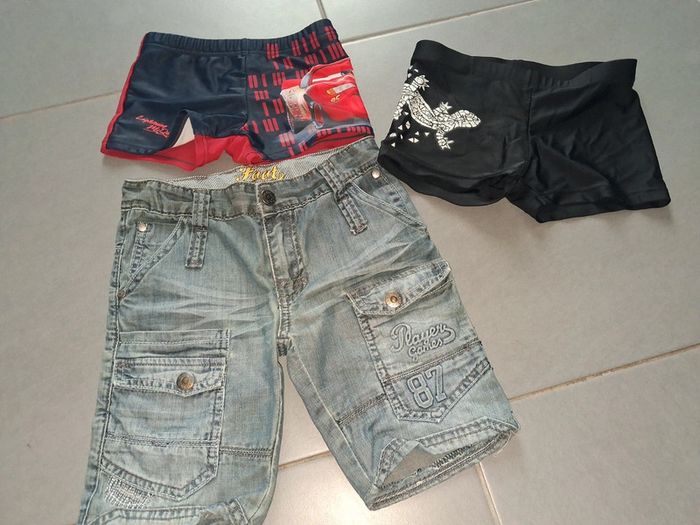 Lot maillots bain 5 ans  short en cado