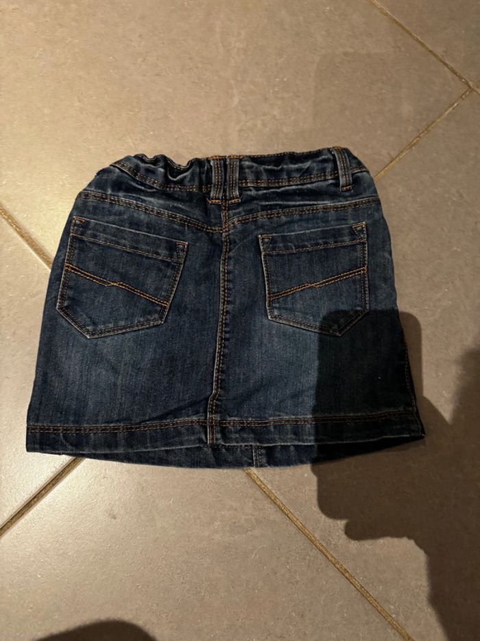 Jupe en jean - TAO - Sweet basics for her - Bleu marine - 5 ans - photo numéro 3
